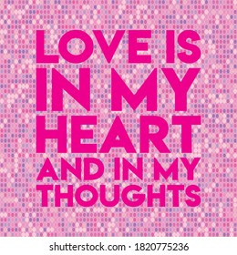 Life quote with modern background vector illustration