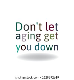 Life quote with modern background vector illustration