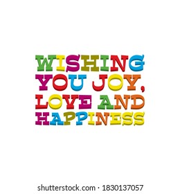 Life quote with modern background vector illustration