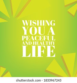 Life quote with modern background vector illustration
