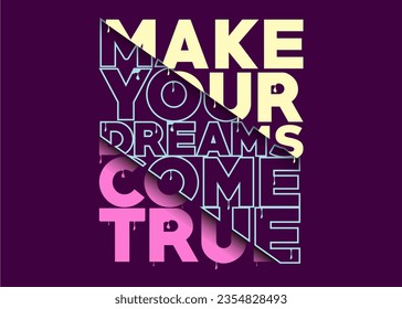 life quotes colorful typography design