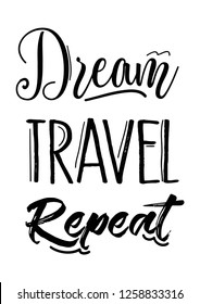 Life Quotes with hand writing in vector. Wall art, room decor, wall print.