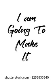Life Quotes with hand writing in vector. Wall art, room decor, wall print.
