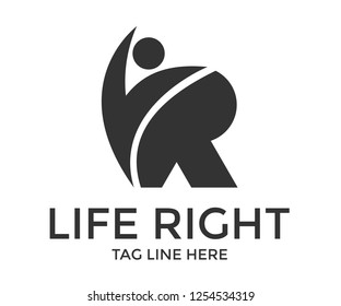 life right logo vector