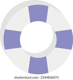  life ring flat icon design style
