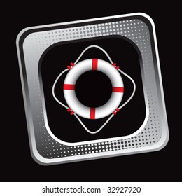 Lebensring auf gekipptem Websymbol