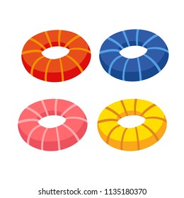 life ring vector collection design