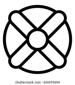 Life Ring Vector Icon