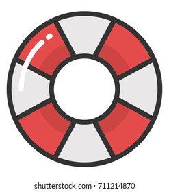 Life Ring Vector Icon