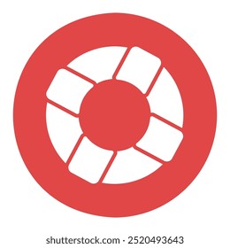 Life ring vector icon. Life preserver symbol. Life saving sign. Security sign. Graph symbol for your web site design, logo, app, UI