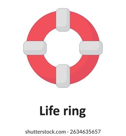 Life ring :Vector Icon which can easily modify or edit

