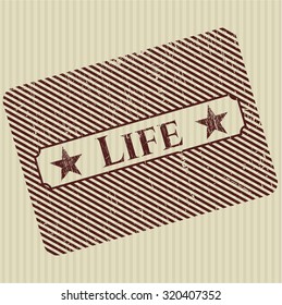 Life rubber texture