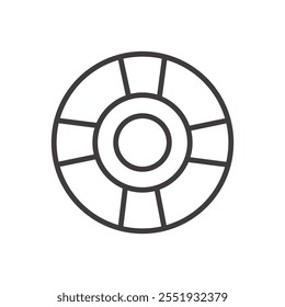 Life Saver Icon isolated on white background. Vector icon.