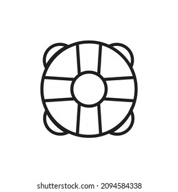 LIFE SAVER icon in vector. Logotype