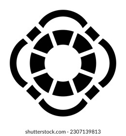 life saver line icon illustration vector graphic