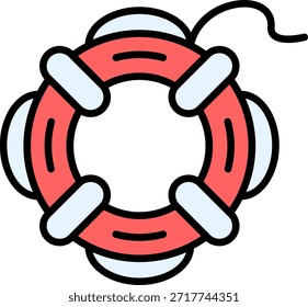 Lebensretter Neue Kreative Icon Design Vektor