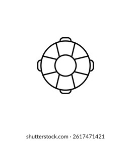 Life saver vector line icon icons design