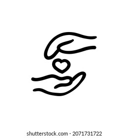 life saving icon in vector. Logotype - Doodle