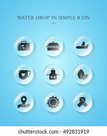 life Simple icon set