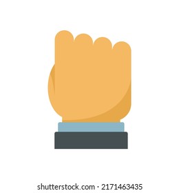 Life Skills Fist Icon. Flat Illustration Of Life Skills Fist Vector Icon Isolated On White Background