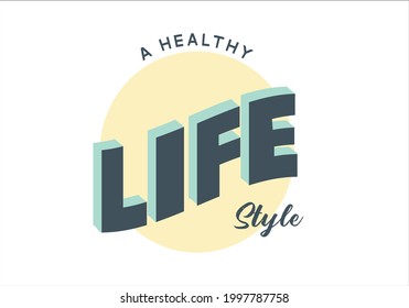 life text slogan t shirt design vector