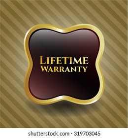 Life Time Warranty gold badge