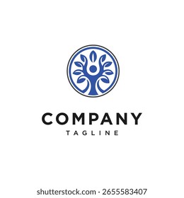 Life Tree Logo Icon Vector