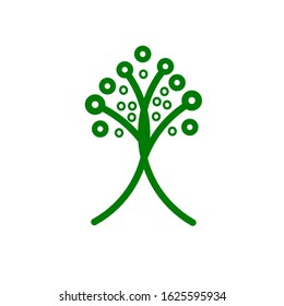 life tree logo vector, icon logo ilustration
