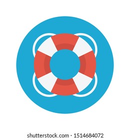life tube glyph flat vector icon