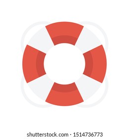 life tube glyph flat vector icon