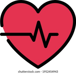 life vector color line icon