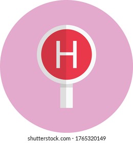 life vector flat color icon