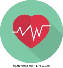 life vector flat color icon