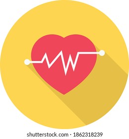 life vector flat colour icon