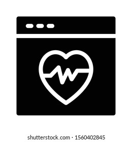 life vector glyph flat icon 