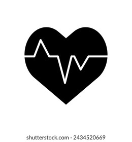 life vector glyph flat icon simple illustration on white background..eps