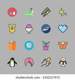 life vector icon set