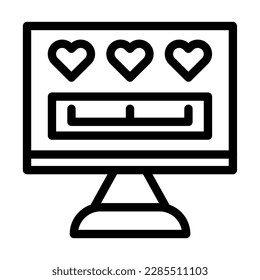 Life Vector Line Icon Design