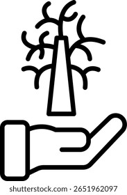 Life Vector Line Icon Design