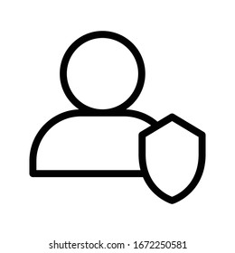 icono de línea delgada de vector de vida 