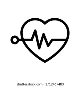 life vector thin line icon 