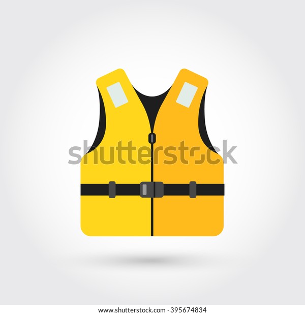 Life Vest Icon Stock Vector (Royalty Free) 395674834