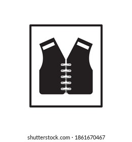 Life vest icon. high quality black style vector icons