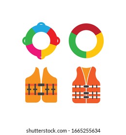 Design der Vektorillustration des Life Vest-Icons