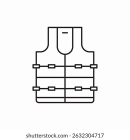 life vest icon sign vector