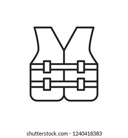 life vest icon vector. diving icon