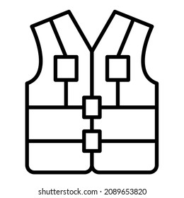 Life Vest icon vector image. Can also be used for web apps, mobile apps and print media.