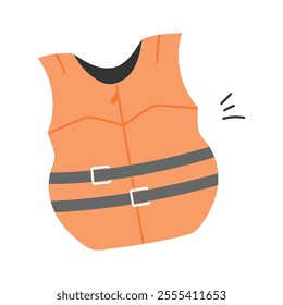 A life vest icon, water sports, providing flotation and safety