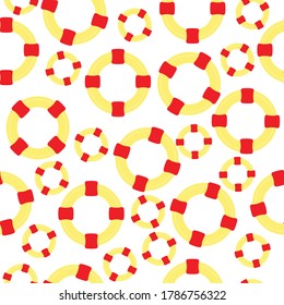 Life vest seamless pattern wallpaper perfect for clothing fabric, background, or wrapping paper
