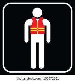 life vest, vector